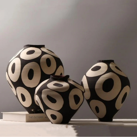 Hand drawn Ceramic Vase