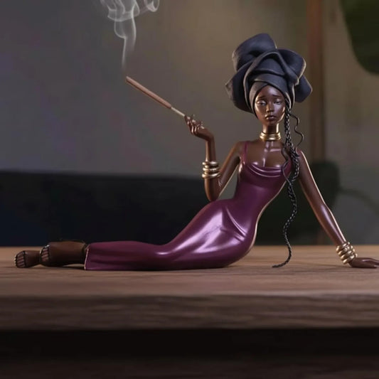 Female Figure Incense Burner