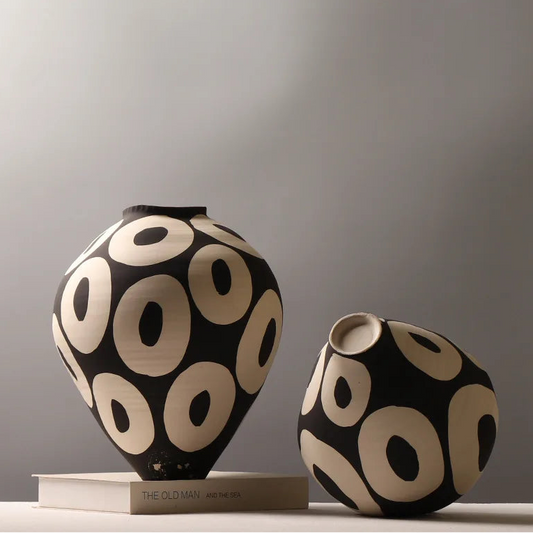 Hand drawn Ceramic Vase